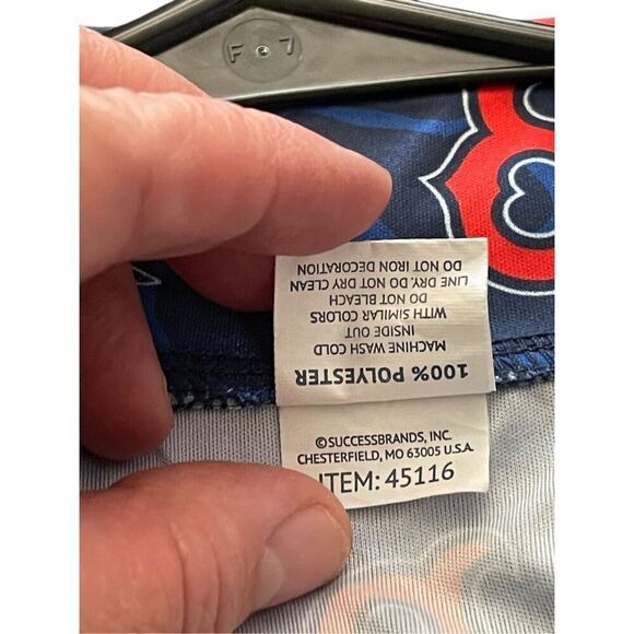 Boston Red Sox Mens Multicolor Graphic Print Hawaiian Button Up Shirt Size XL - Picture 6 of 12